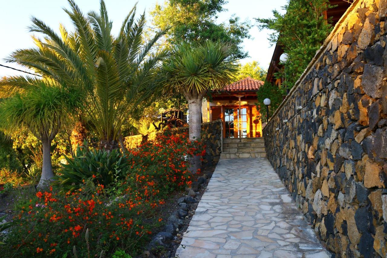 Feriendomizil Finca Tijarafe Mit Beheiztem, Abdeckbarem Pool Luaran gambar
