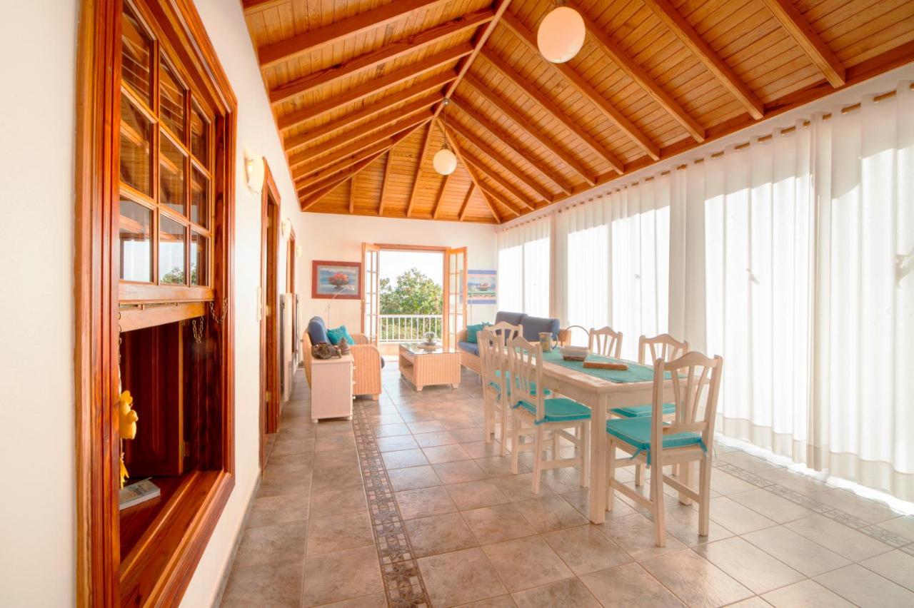Feriendomizil Finca Tijarafe Mit Beheiztem, Abdeckbarem Pool Luaran gambar