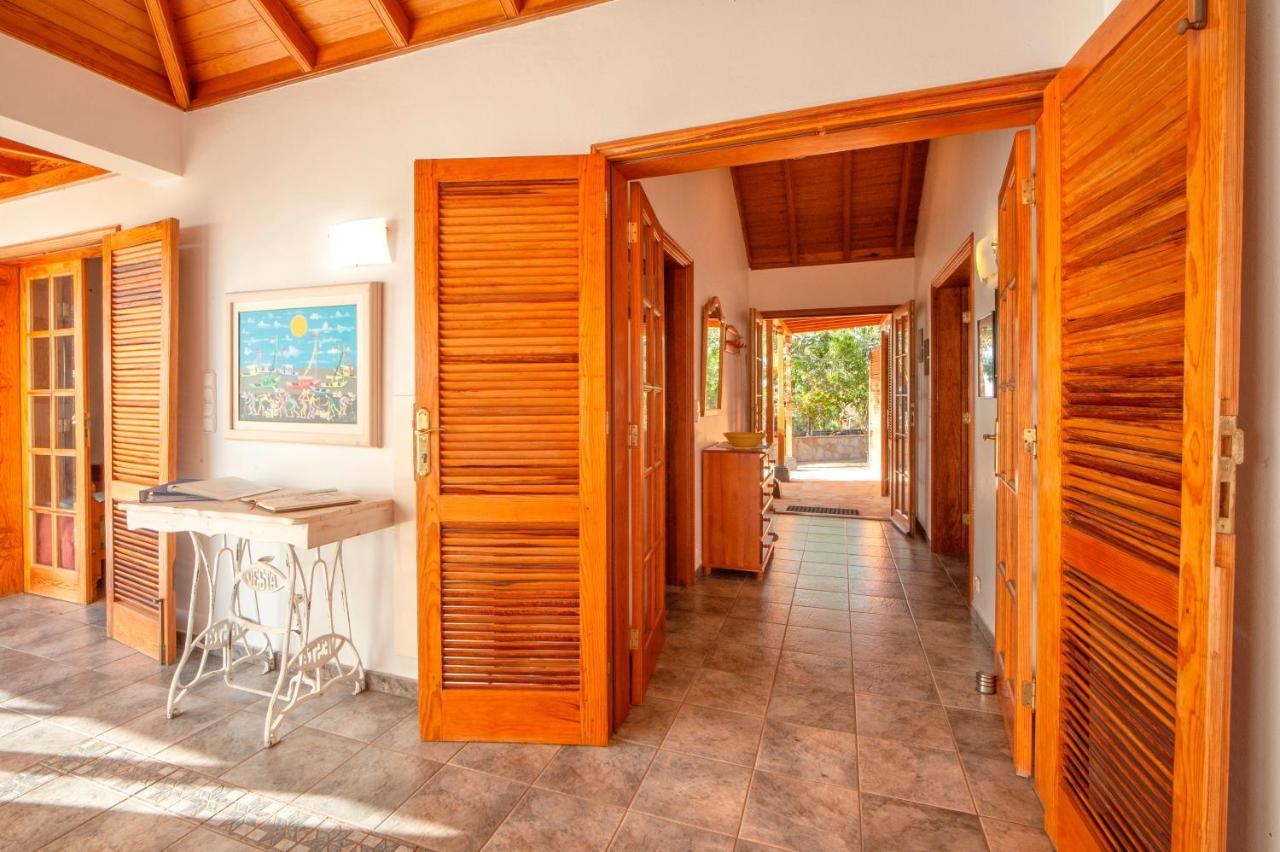 Feriendomizil Finca Tijarafe Mit Beheiztem, Abdeckbarem Pool Luaran gambar