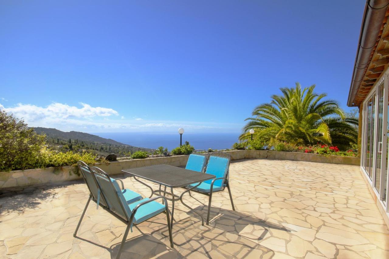 Feriendomizil Finca Tijarafe Mit Beheiztem, Abdeckbarem Pool Luaran gambar