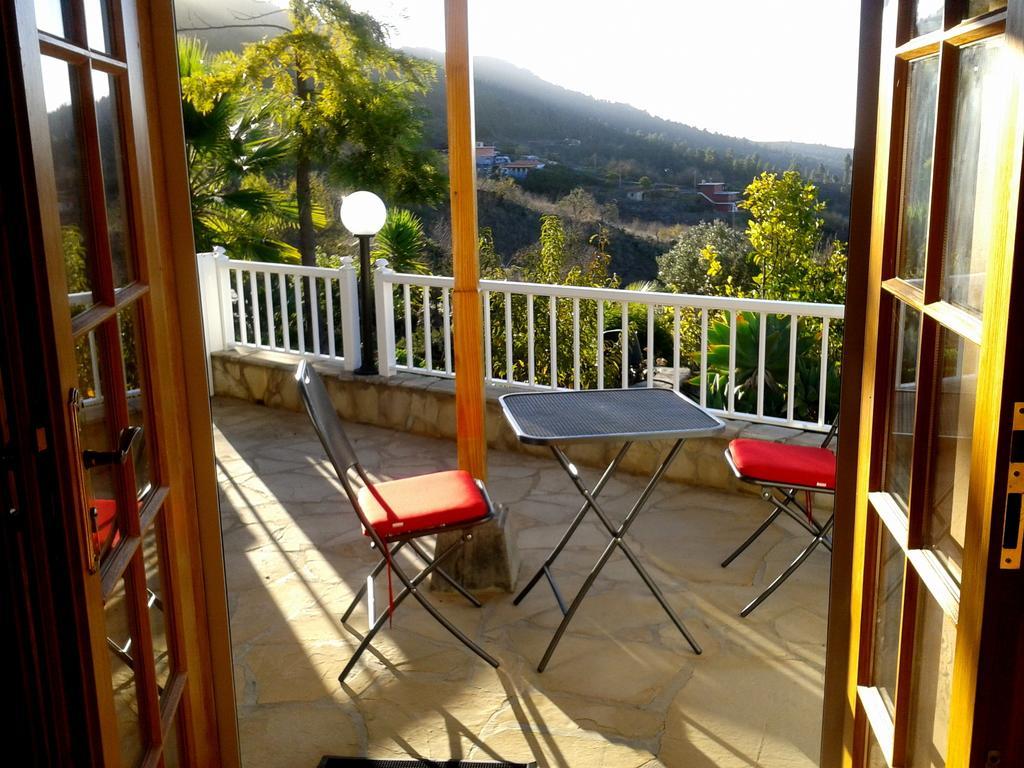Feriendomizil Finca Tijarafe Mit Beheiztem, Abdeckbarem Pool Bilik gambar