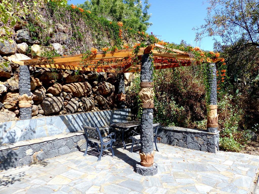 Feriendomizil Finca Tijarafe Mit Beheiztem, Abdeckbarem Pool Luaran gambar