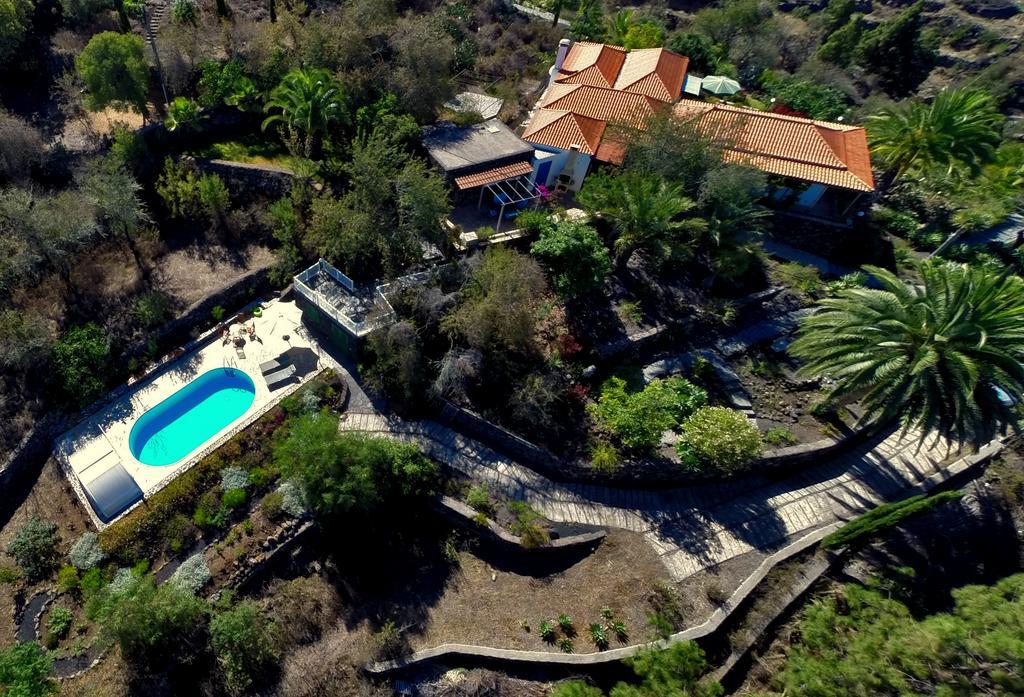 Feriendomizil Finca Tijarafe Mit Beheiztem, Abdeckbarem Pool Luaran gambar
